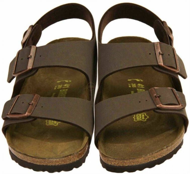 Birkenstock Bruine Sandalen met Leren en Synthetische Voering Brown Unisex - Foto 7