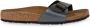 Birkenstock Madrid Dames Slippers Metallic Black Narrow fit | Zwart | Imitatieleer - Thumbnail 44