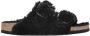 Birkenstock Shearling Sandalen met Dubbele Gespsluiting Zwart - Thumbnail 1