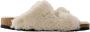 Birkenstock Arizona Bb Shearling Teddy Eggshell Laf Eggshell Schoenmaat 38 Slides 1023130 - Thumbnail 10