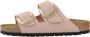 Birkenstock Klassieke Big Buckle Nubuck Leren Sandaal Pink Dames - Thumbnail 14
