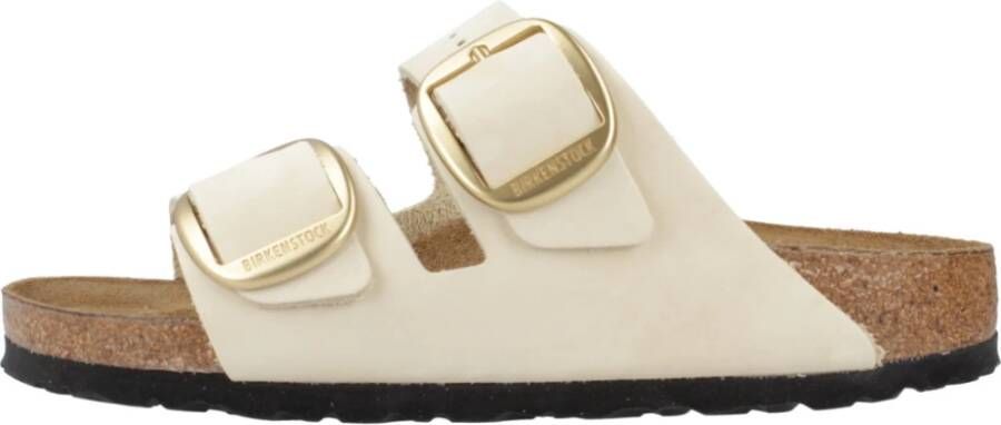 Birkenstock Sliders Beige Dames