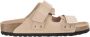 Birkenstock Roze Suède Dubbele Band Sandalen Beige Dames - Thumbnail 8