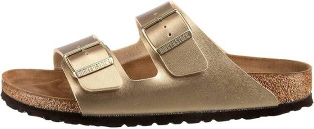 BIRKENSTOCK Slippers Arizona Maat: 42 Materiaal: Leatherlook Kleur: Goud - Foto 20