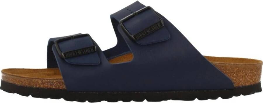 Birkenstock Sliders Blue Heren