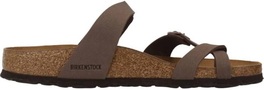 Birkenstock Sliders Brown Dames