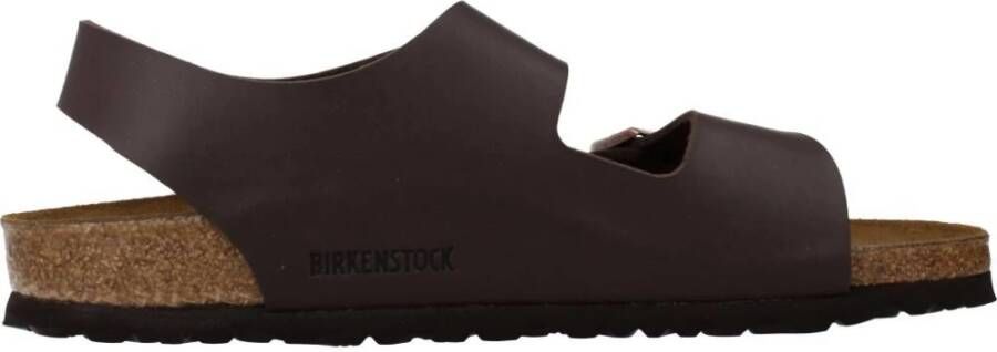 Birkenstock Milano Sandalen Dark Brown Regular-fit Bruin Imitatieleer - Foto 7