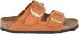 BIRKENSTOCK Arizona | Burnt Orange Nar Oranje Nubuck Platte sandalen Unisex - Thumbnail 14