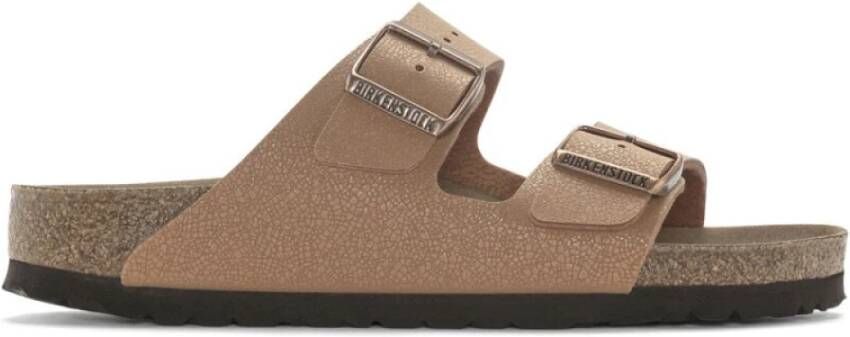 Birkenstock Sliders Bruin Heren