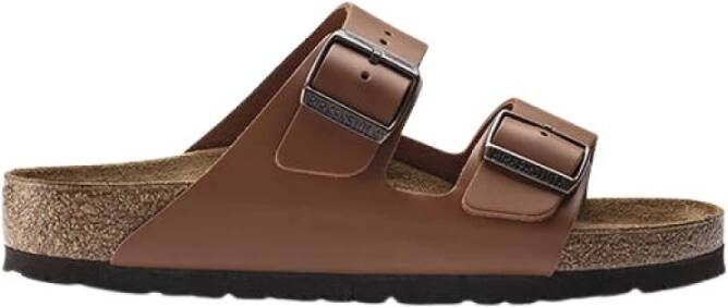 Birkenstock Sliders Bruin Unisex