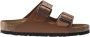 Birkenstock Slipper Arizona 1019075 Ginger Brown Natuurleer Smal 10½ - Thumbnail 2