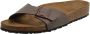 Birkenstock Madrid Slippers Mocha Regular fit | Bruin | Imitatieleer - Thumbnail 3
