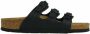 BIRKENSTOCK Slippers Dames Soft Foodbed Maat: 43 Materiaal: Leer Kleur: Zwart - Thumbnail 4