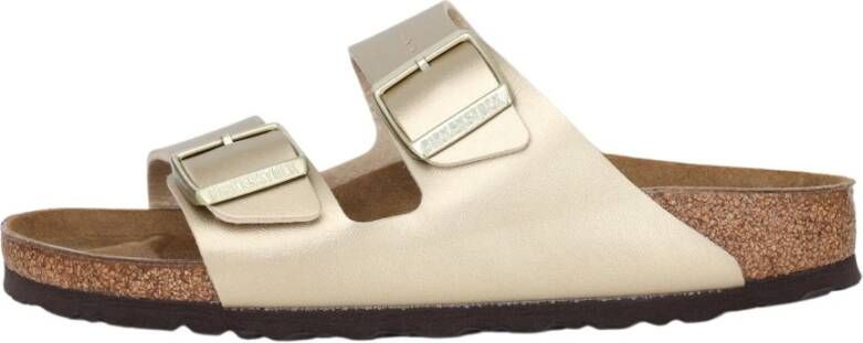 BIRKENSTOCK Slippers Arizona Maat: 42 Materiaal: Leatherlook Kleur: Goud - Foto 18
