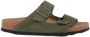 Birkenstock Arizona VL Platte Sandalen Groen Heren - Thumbnail 1