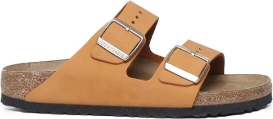 BIRKENSTOCK Arizona | Burnt Orange Nar Oranje Nubuck Platte sandalen Unisex - Foto 10