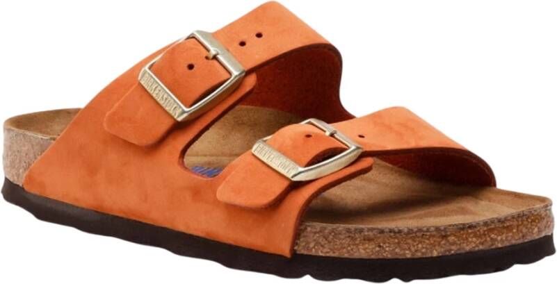 Birkenstock Arizona Slippers Ginger Brown Narrow fit | Cognac | Imitatieleer - Foto 6