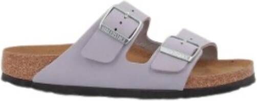 Birkenstock Comfortabele en stijlvolle paarse fog nubuck sliders Grijs Heren - Foto 10