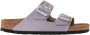 Birkenstock Comfortabele en stijlvolle paarse fog nubuck sliders Grijs Heren - Thumbnail 2