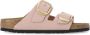 Birkenstock Klassieke Big Buckle Nubuck Leren Sandaal Pink Dames - Thumbnail 21