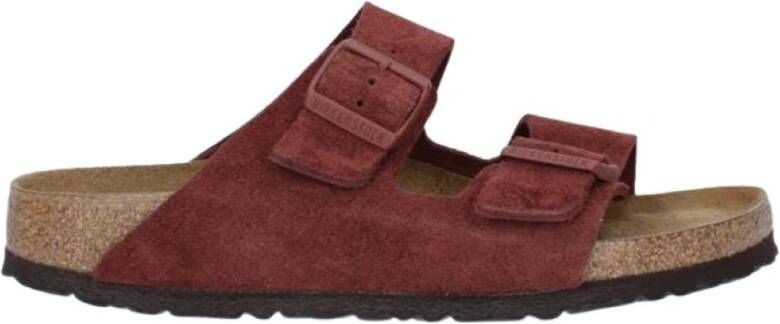 Birkenstock Sliders Rood Dames