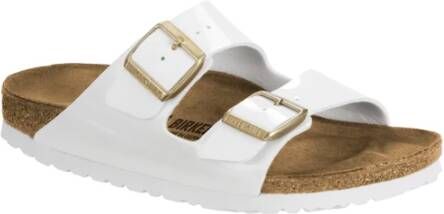 Birkenstock Sliders Wit Dames