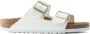 Birkenstock Arizona Grote Gesp Patent Witte Slippers Birko Flor Patent Streetwear - Thumbnail 192