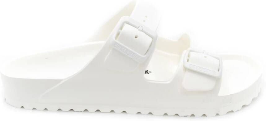 Birkenstock Witte Rubberen Slipper Dubbele Gespsluiting White - Foto 14