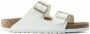 Birkenstock Arizona Grote Gesp Patent Witte Slippers Birko Flor Patent Streetwear - Thumbnail 142