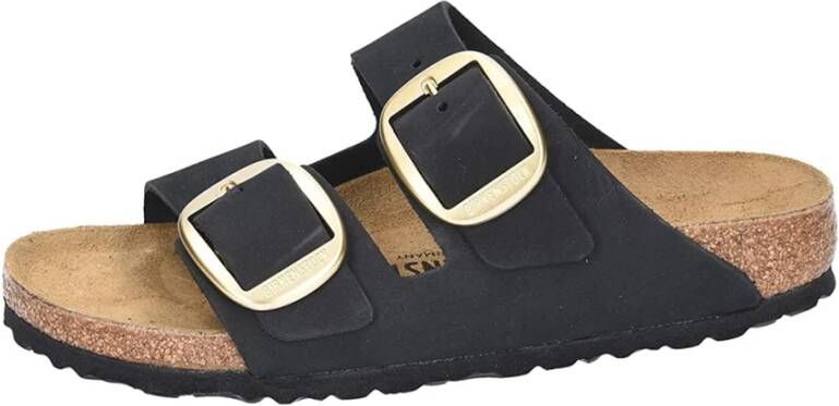 BIRKENSTOCK Slippers Dames Arizona Big Buckle Maat: 41 Materiaal: Nubuck Kleur: Zwart - Foto 13