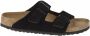 Birkenstock Arizona zwart suède zacht voetbed narrow sandalen uni (951323) - Thumbnail 20