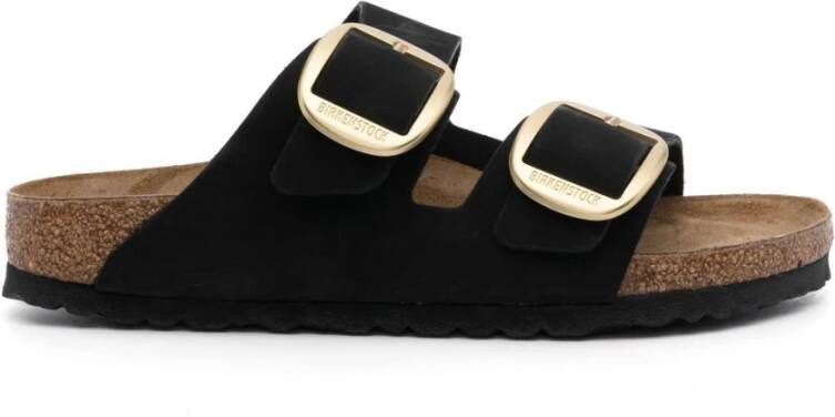 BIRKENSTOCK Slippers Dames Arizona Big Buckle Maat: 41 Materiaal: Nubuck Kleur: Zwart - Foto 15