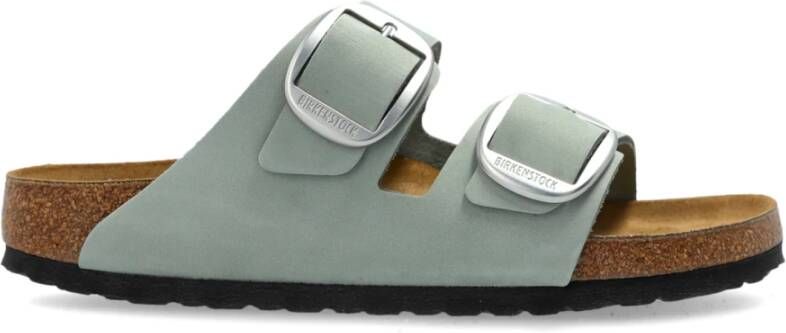 Birkenstock Arizona big buckle narrow 1029 pure sage Grijs