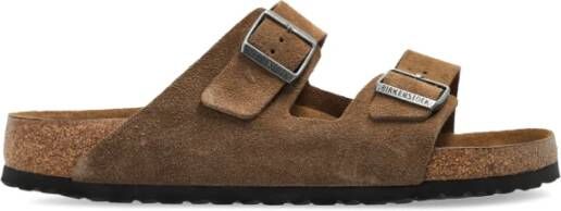 Birkenstock Arizona-10 Dark Tea Suede Regular