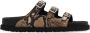Birkenstock Slippers Florida gevoerd Brown Dames - Thumbnail 1