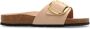 Birkenstock Madrid Narrow Big Buckle Natural Leather Patent High-Shine New Beige - Thumbnail 6