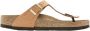 Birkenstock Gizeh Vegan Birko-flor Nubuck Sandalen Bruin - Thumbnail 2