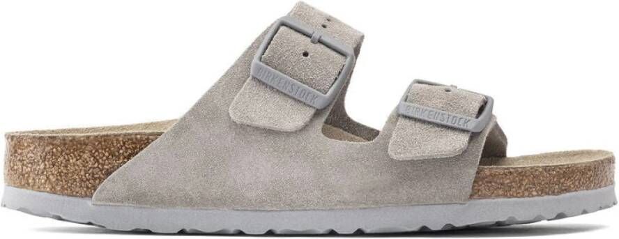 Birkenstock Tijdloze Stijl Unisex Sandaal Grijs Unisex