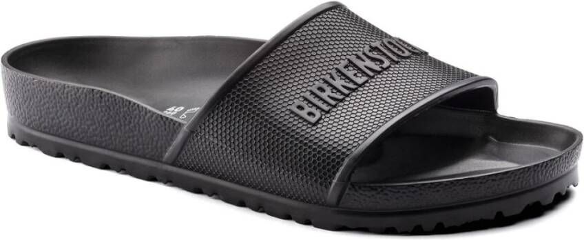 Birkenstock Sportieve Flip Flops met Hexagonaal Patroon Zwart Heren