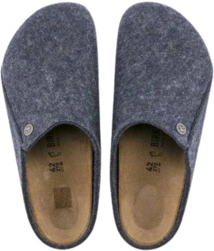 Birkenstock Standaard Zermatt Pantoffels Blauw Heren