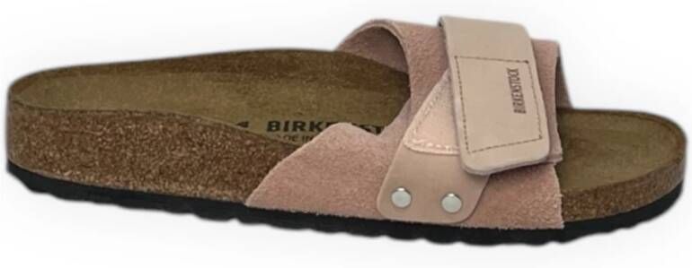Birkenstock Women's Oita Suede Leather Sandalen Narrow bruin