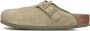 BIRKENSTOCK Instappers Dames Boston Sue Maat: 41 Materiaal: Suède Kleur: Groen - Thumbnail 2
