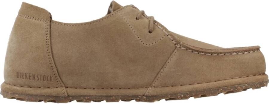Birkenstock Stijlvolle Veterschoenen voor nen Beige