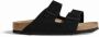 Birkenstock Zwarte Suède Sandalen met Metalen Gesp Black - Thumbnail 1