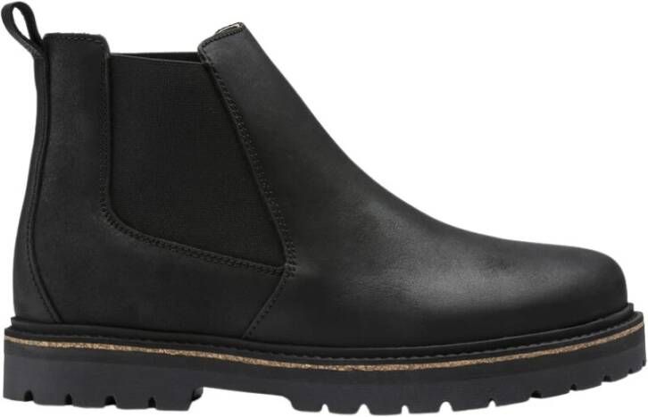 Birkenstock Suède en Kurk Bovenwerk Schoenen Zwart Heren