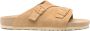 Birkenstock Beige Suède Slippers Zürich Style Beige - Thumbnail 3