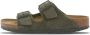 Birkenstock Arizona Suede Sandalen Green Dames - Thumbnail 1