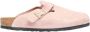 Birkenstock Suède Muiltjes met Zijgesp Sluiting Pink - Thumbnail 13