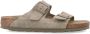 Birkenstock Suède Sandalen met Verstelbare Banden Green Heren - Thumbnail 1