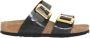 BIRKENSTOCK Slippers Dames Sydney Cushion Buckle Maat: 39 Materiaal: Leatherlook Kleur: Zwart - Thumbnail 3